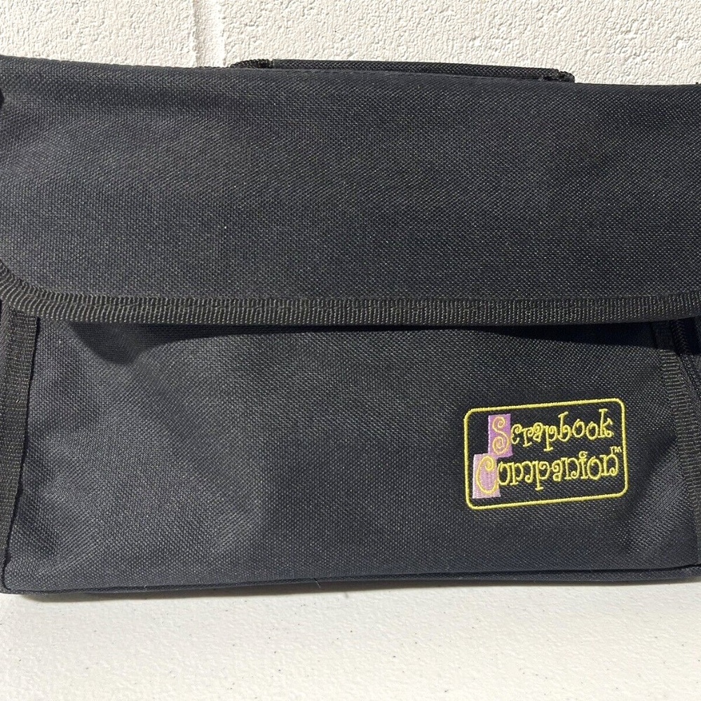 JOANN Scrapbook Companion Storage Organizer Case Tote Black Bag Only